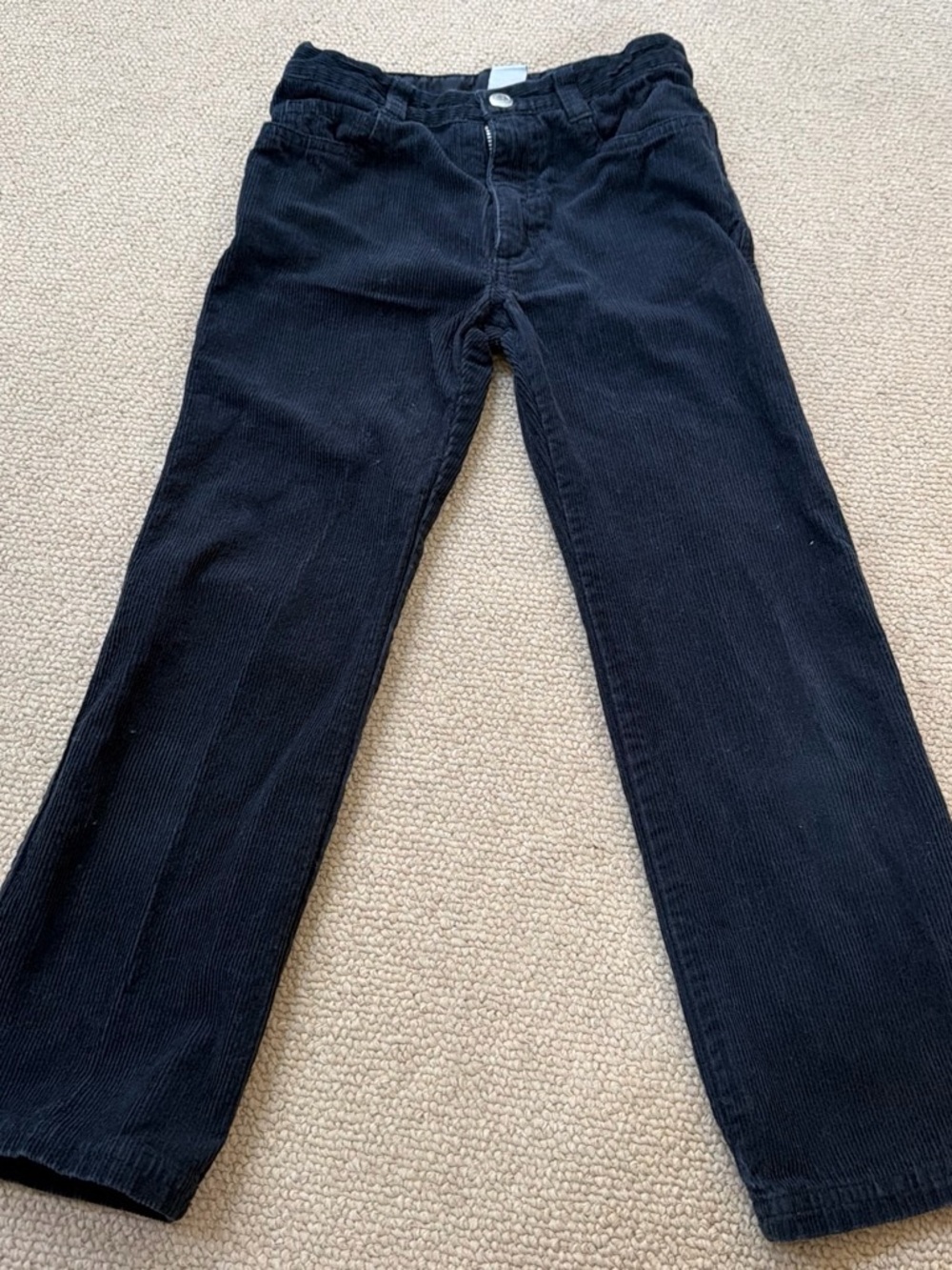 Petit Bateau Black Corduroy Kids Pants